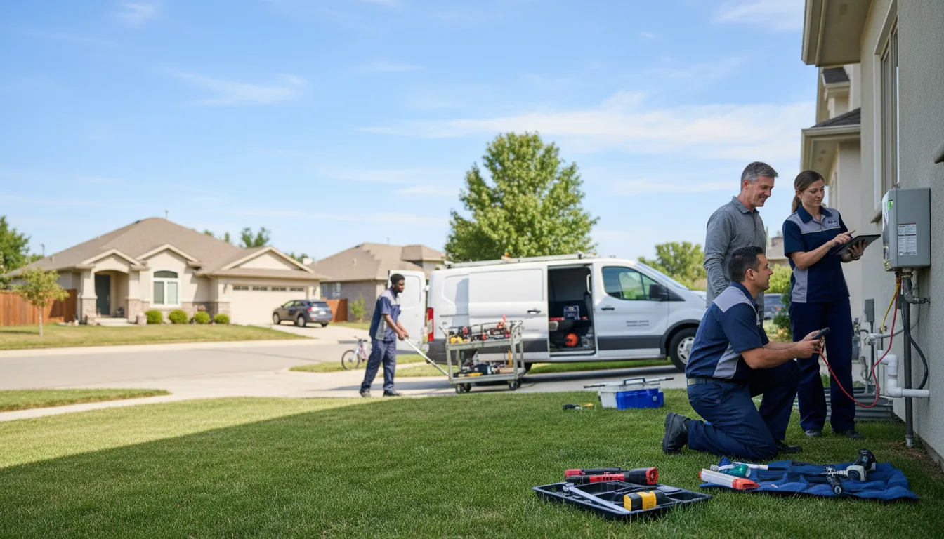 Tankless water heater service in Leggett, TX